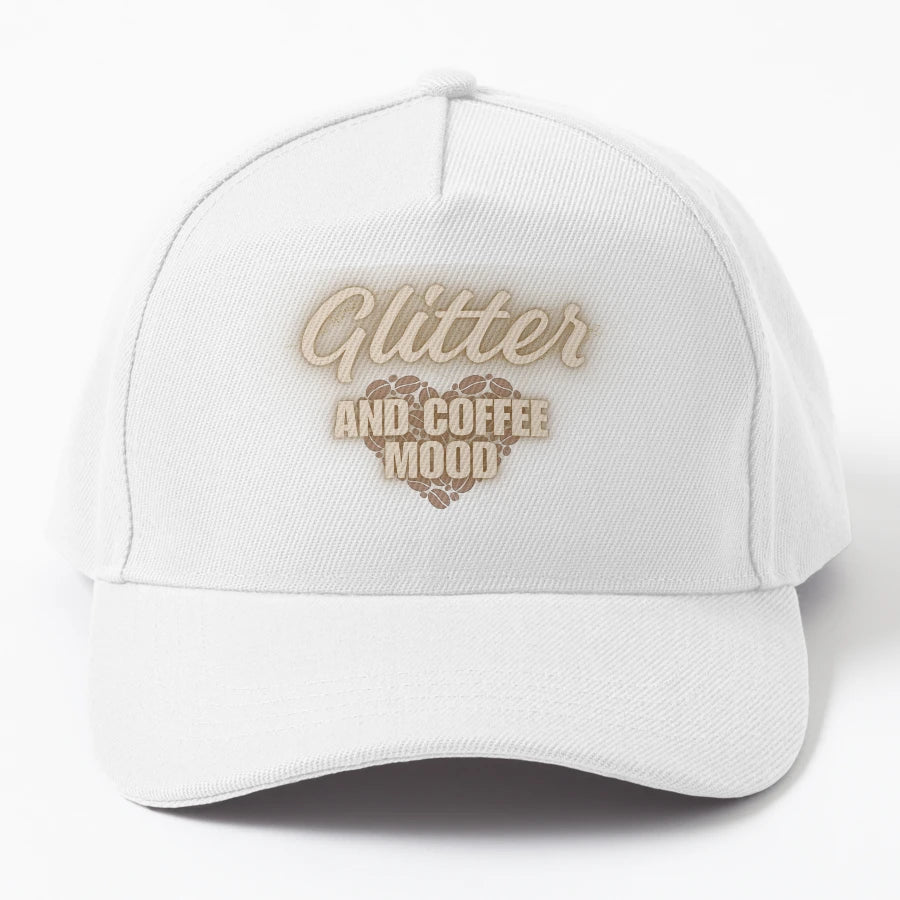Cute Girly Design Glitter Coffee Mood OTTO Dad Hat - Exclusi - Snapback, Trucker Hat, Dad Hat, Denim Baseball Cap