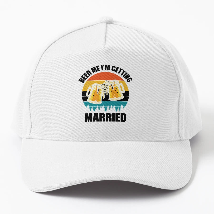 Beer Me I Am Getting Married Beer Party Art OTTO Dad Hat - Snapback, Trucker Hat, Dad Hat, Denim Baseball Cap