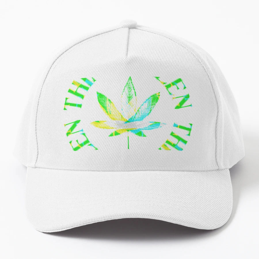 Think Green Weed Cannatees OTTO Dad Hat - Premium Custom - Snapback, Trucker Hat, Dad Hat, Denim Baseball Cap