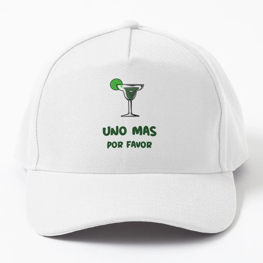 Uno Mas Por Favor New Era Snapback - 6-Panel Cap - Snapback, Trucker Hat, Dad Hat, Denim Baseball Cap