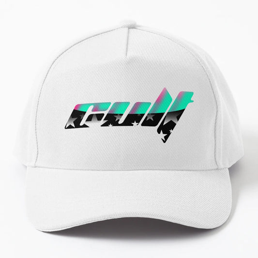 Cult Y2K Design OTTO Dad Hat - Distressed Embroidered Art - Snapback, Trucker Hat, Dad Hat, Denim Baseball Cap