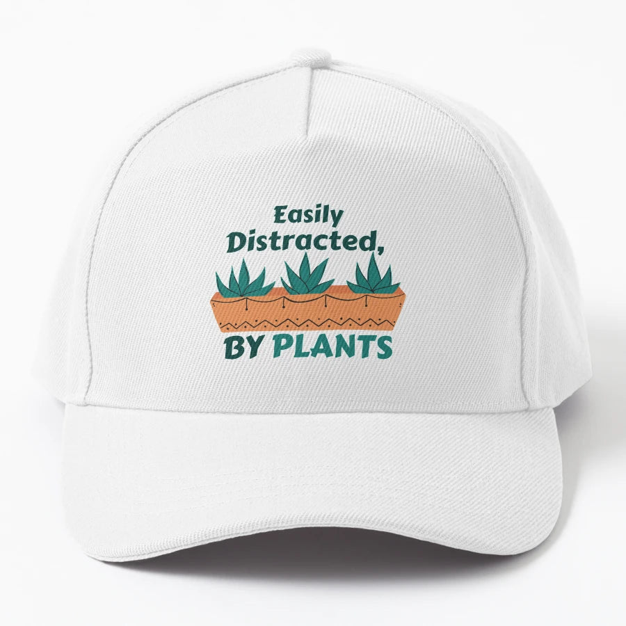 Easily Distracted OTTO Dad Hat - Structured Low-Profile - Snapback, Trucker Hat, Dad Hat, Denim Baseball Cap