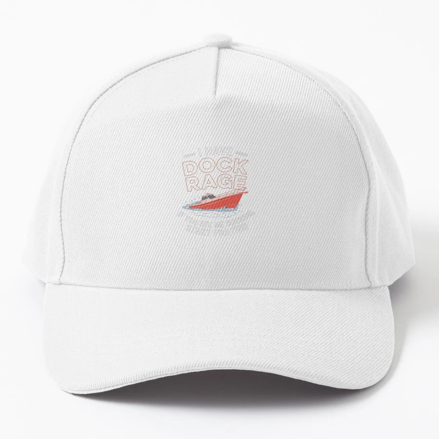 Boating Pontoon Boat Captain Lake Motor Boating Trucker Hat - Snapback, Trucker Hat, Dad Hat, Denim Baseball Cap