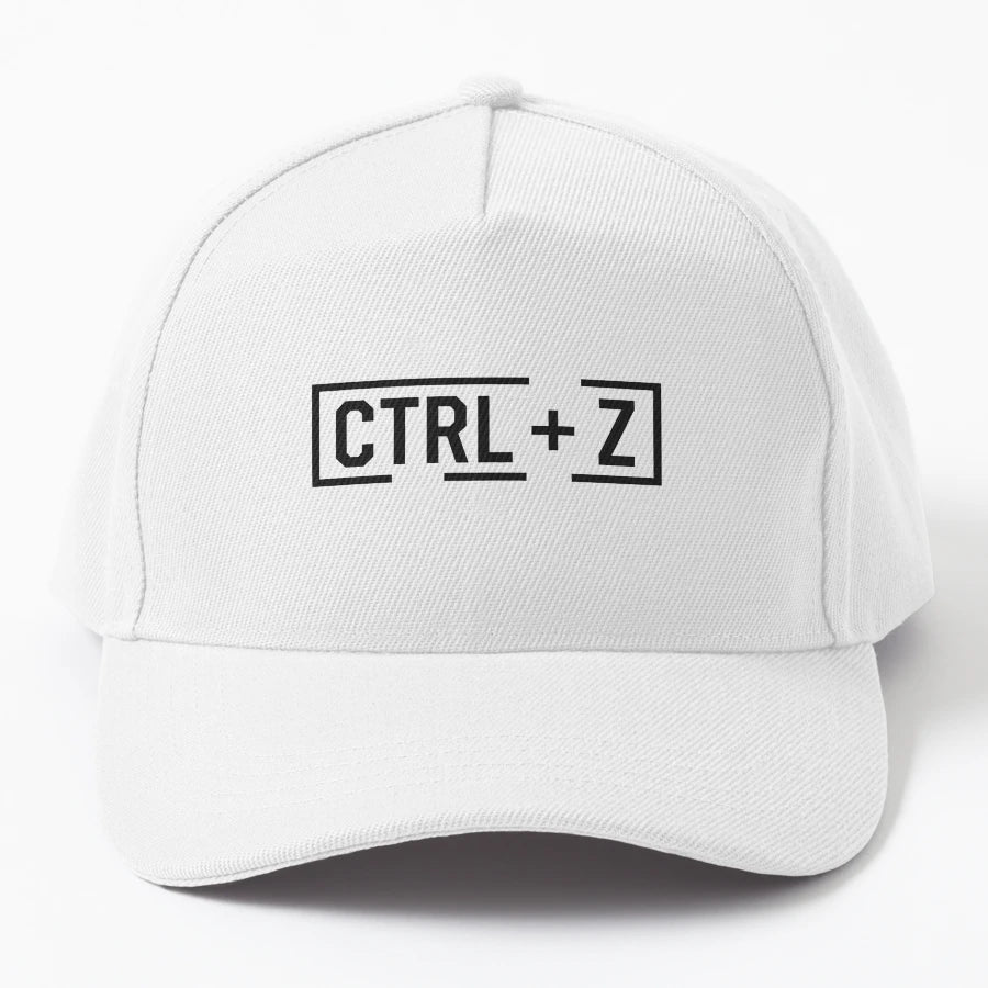 Ctrl Z New Era Snapback - Structured Unique Art - Snapback, Trucker Hat, Dad Hat, Denim Baseball Cap