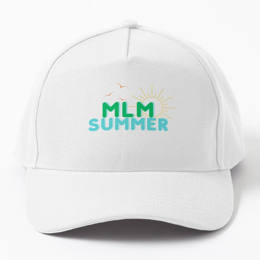 Love Summer Denim Baseball Cap - Distressed Classic Style - Snapback, Trucker Hat, Dad Hat, Denim Baseball Cap