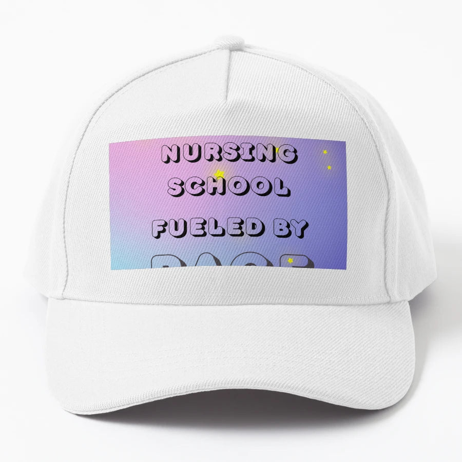 I Survived Nursing School Denim Baseball Cap - Premium - Snapback, Trucker Hat, Dad Hat, Denim Baseball Cap