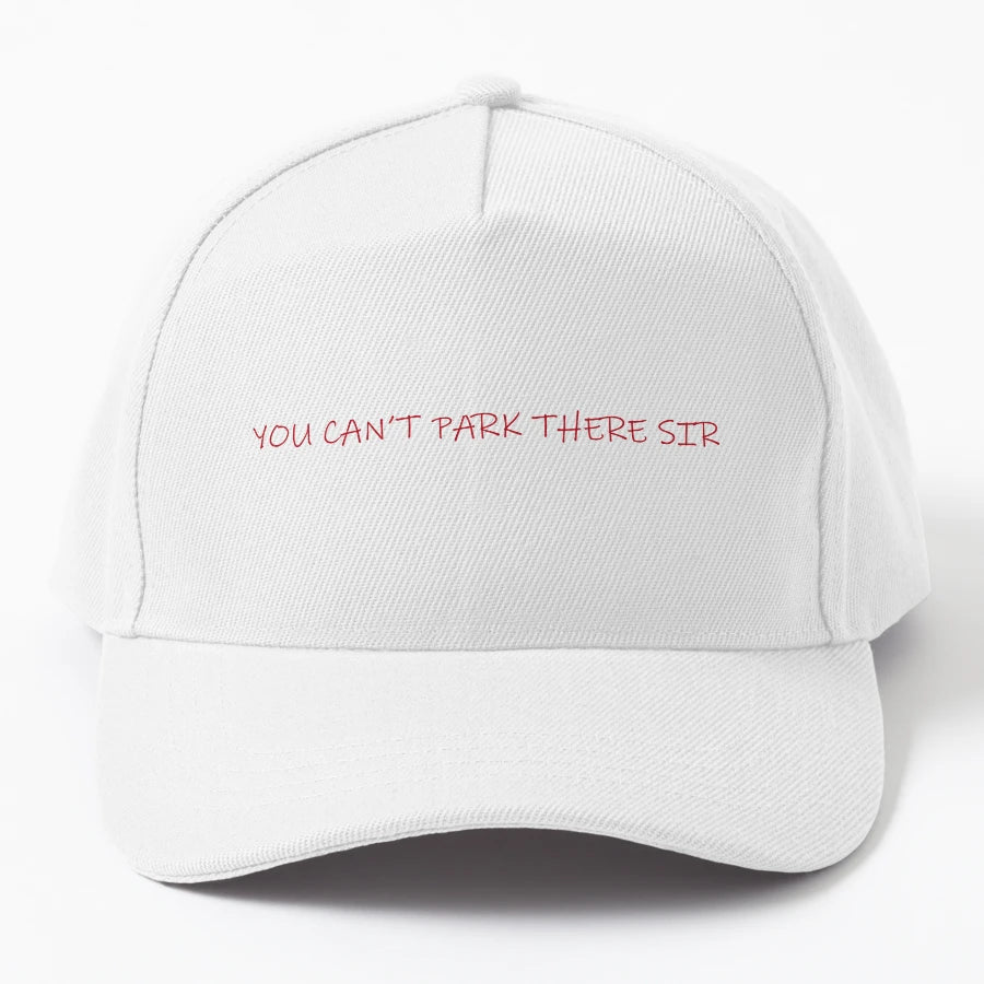 You Cant Park There Sir Meme Legends Denim Baseball Cap - Snapback, Trucker Hat, Dad Hat, Denim Baseball Cap