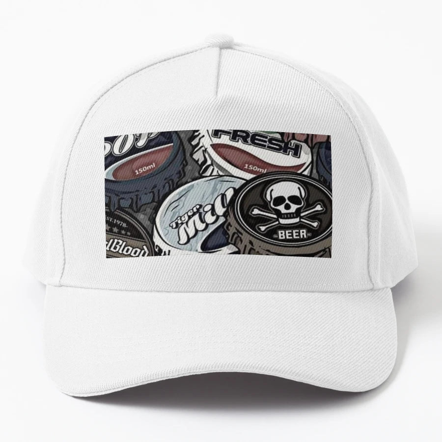 Soda Seamless Patterns New Era Snapback - Aesthetic Design - Snapback, Trucker Hat, Dad Hat, Denim Baseball Cap
