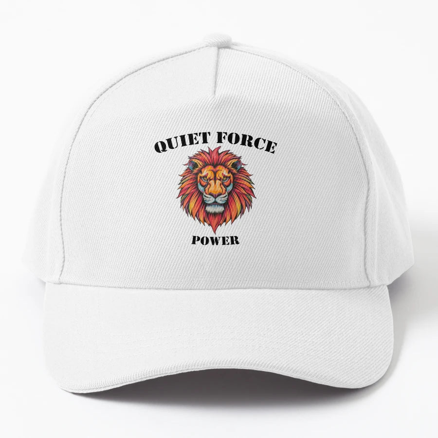 Quiet Force Power Denim Baseball Cap - Unstructured - Snapback, Trucker Hat, Dad Hat, Denim Baseball Cap