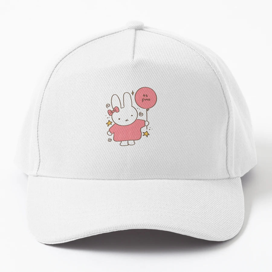 Miffy Ts Pmo Fan Art OTTO Dad Hat - Embroidered Design - Snapback, Trucker Hat, Dad Hat, Denim Baseball Cap