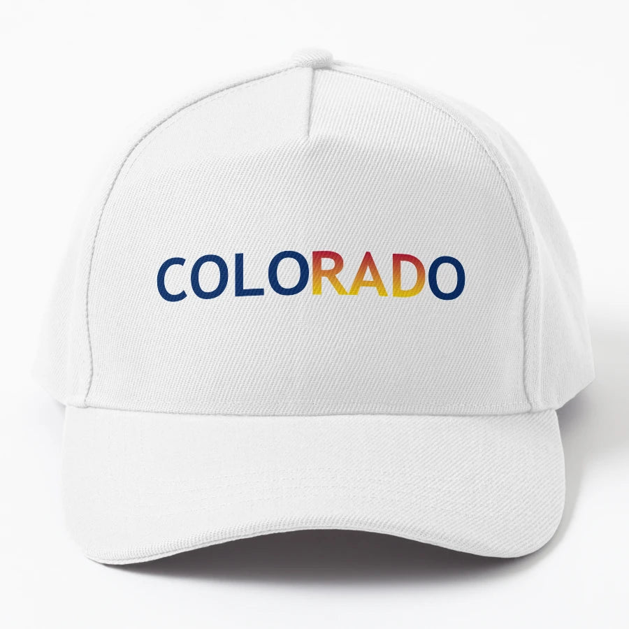 Colorado Trucker Hat - Aesthetic Design - Snapback, Trucker Hat, Dad Hat, Denim Baseball Cap