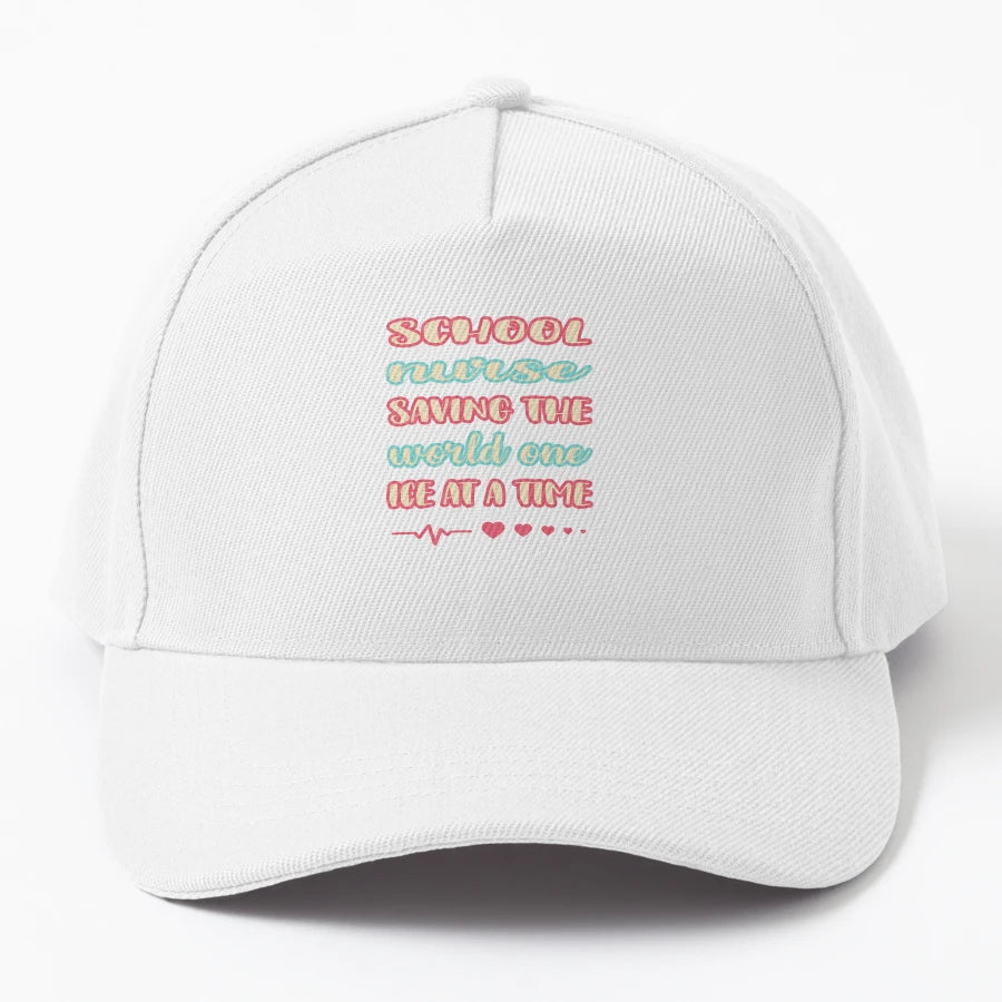 Nurses Saving World One Ice Pack Time New Era Snapback - Snapback, Trucker Hat, Dad Hat, Denim Baseball Cap