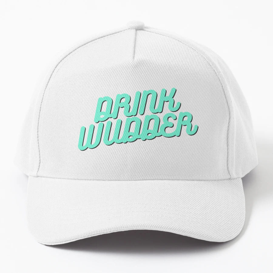 Drink Wudder Trucker Hat - Vintage Style - Snapback, Trucker Hat, Dad Hat, Denim Baseball Cap