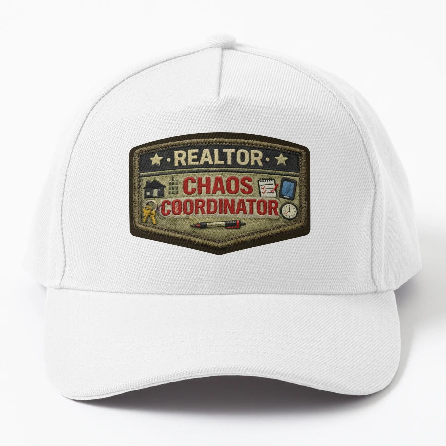 Transactions That Seem Calm From Outside New Era Snapback - Snapback, Trucker Hat, Dad Hat, Denim Baseball Cap