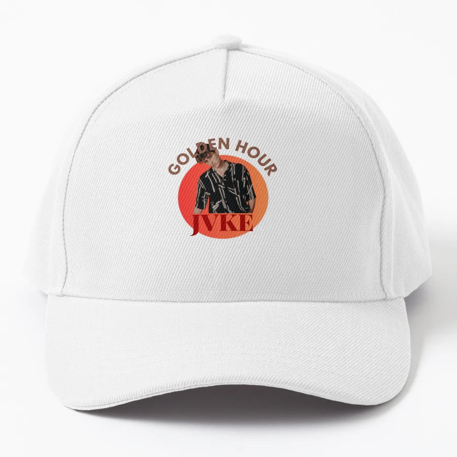 Jvke Golden Hour Trucker Hat - 6-Panel Cap - Snapback, Trucker Hat, Dad Hat, Denim Baseball Cap