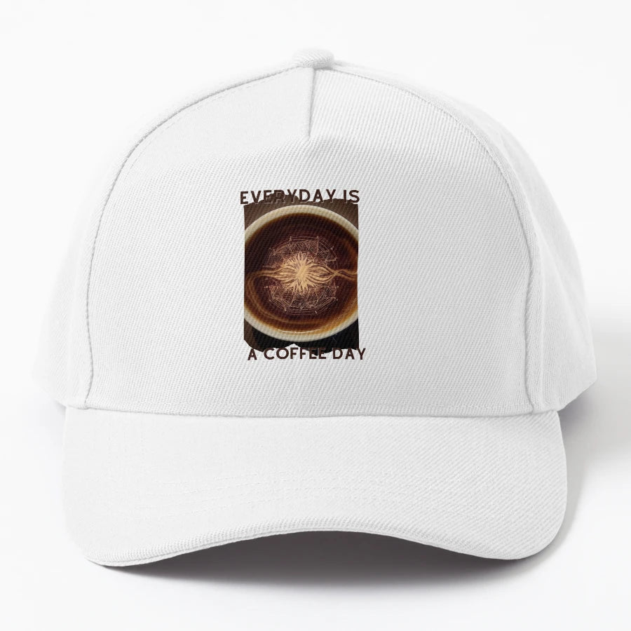 Cup Art Everyday Is Coffee Day New Era Snapback - Vintage - Snapback, Trucker Hat, Dad Hat, Denim Baseball Cap