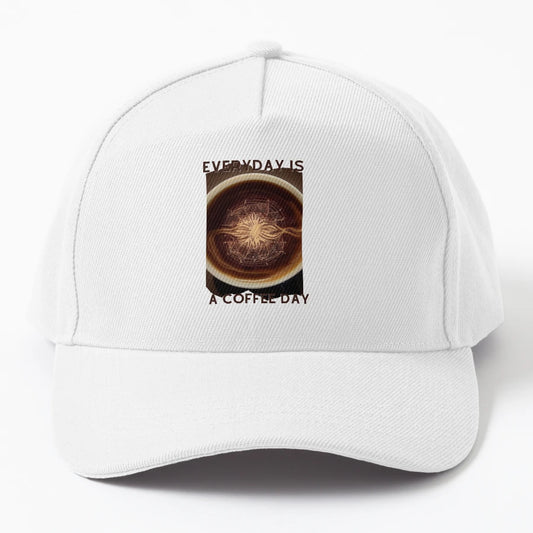 Cup Art Everyday Is Coffee Day New Era Snapback - Vintage - Snapback, Trucker Hat, Dad Hat, Denim Baseball Cap