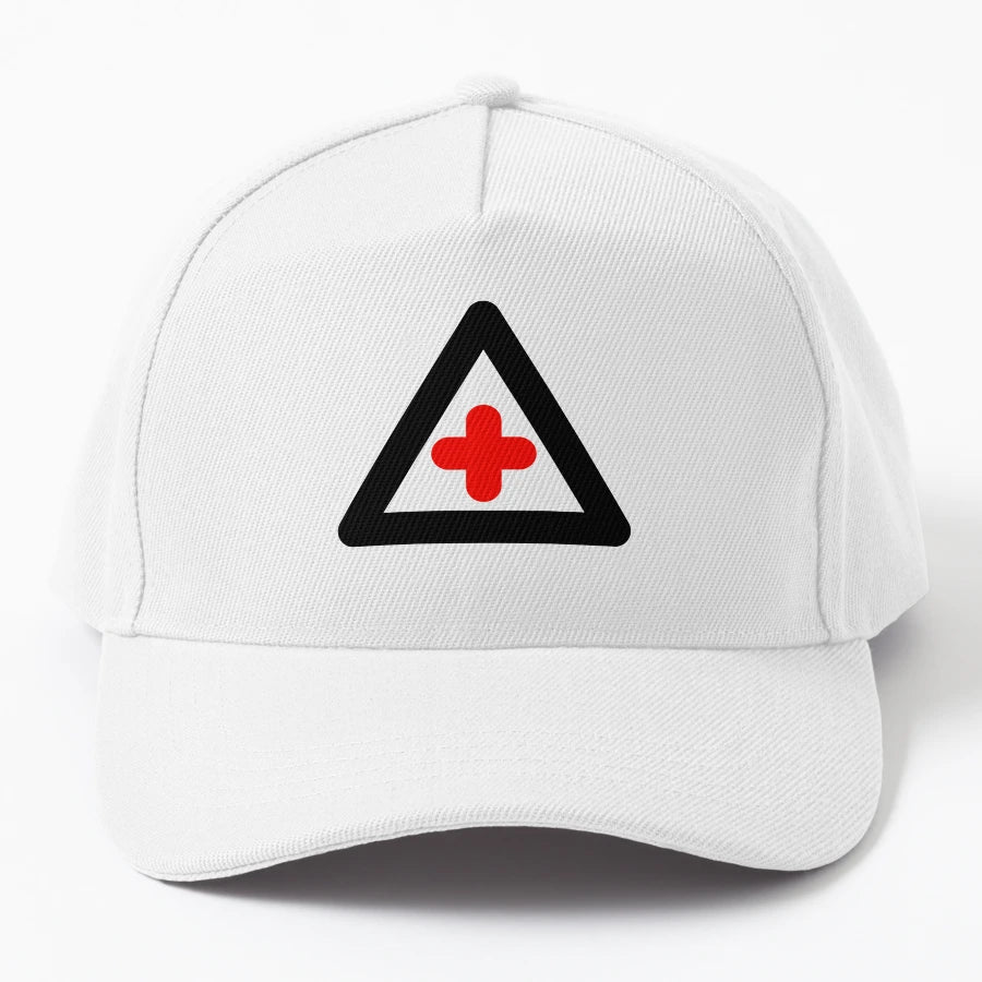 Triangle Plus New Era Snapback - Distressed Embroidered Art - Snapback, Trucker Hat, Dad Hat, Denim Baseball Cap