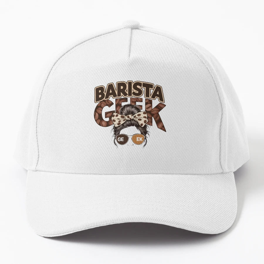 Barista Geek New Era Snapback - Custom Embroidery - Snapback, Trucker Hat, Dad Hat, Denim Baseball Cap