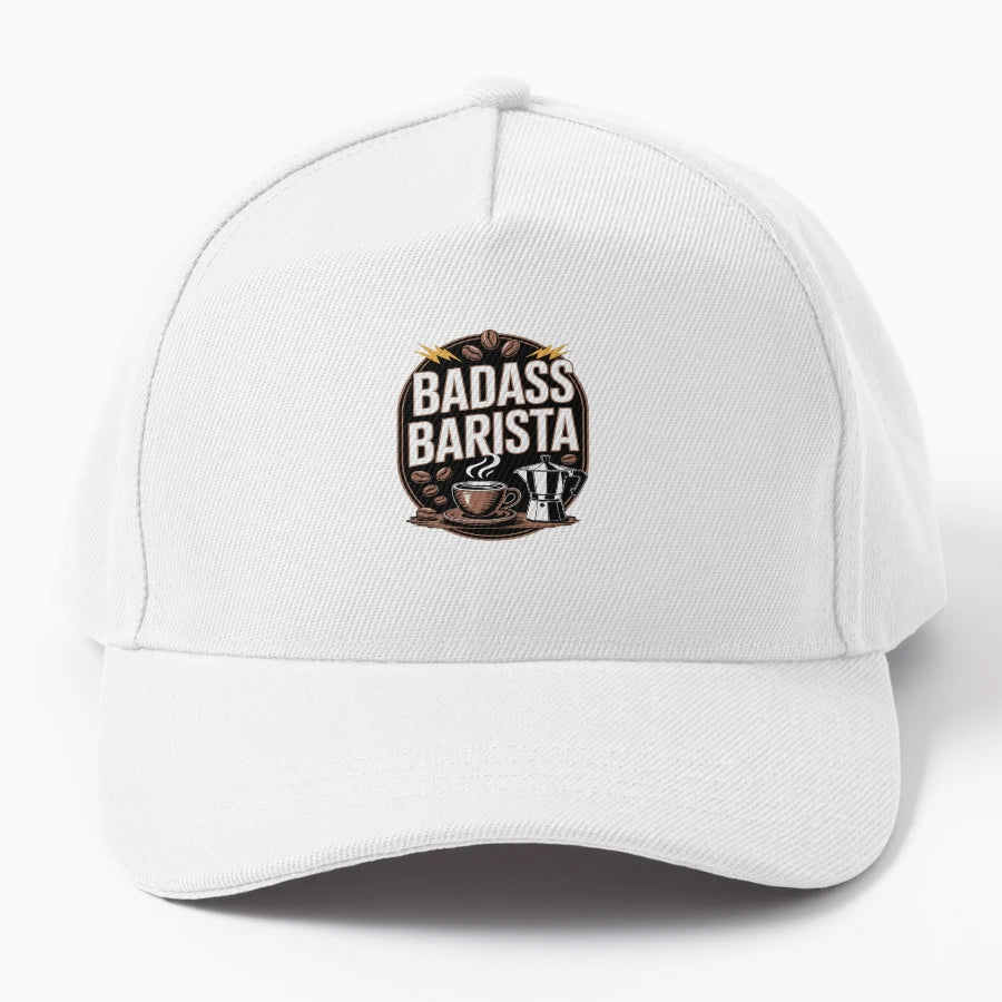 Badass Barista Espresso Coffee Caf Expert New Era Snapback - Snapback, Trucker Hat, Dad Hat, Denim Baseball Cap