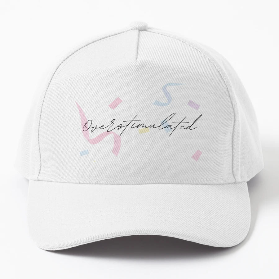 Overstimulated Party OTTO Dad Hat - Minimalist Style - Snapback, Trucker Hat, Dad Hat, Denim Baseball Cap