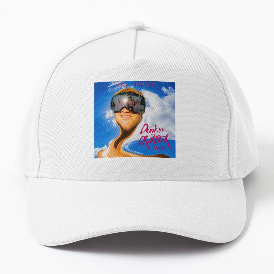 Ski Aggu Denk Mal Dr Ber Nach Album 2023 Denim Baseball Cap - Snapback, Trucker Hat, Dad Hat, Denim Baseball Cap