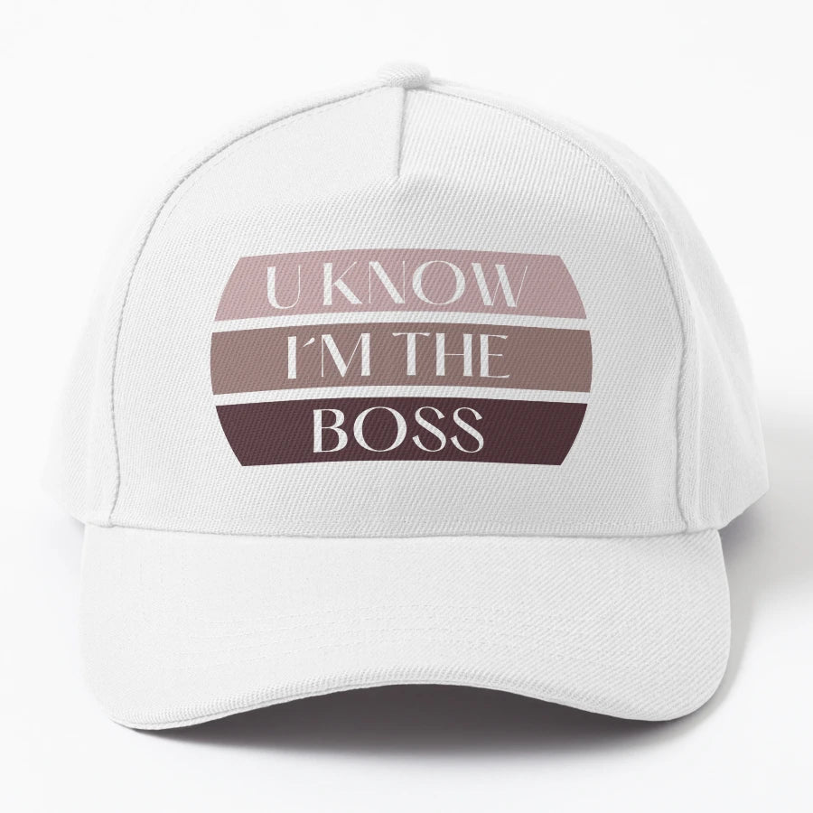 You Know I Am Boss B2 Denim Baseball Cap - Vintage - Snapback, Trucker Hat, Dad Hat, Denim Baseball Cap