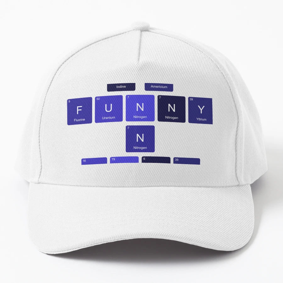 Periodic Table I Am Funny N Saucy OTTO Dad Hat - Premium - Snapback, Trucker Hat, Dad Hat, Denim Baseball Cap