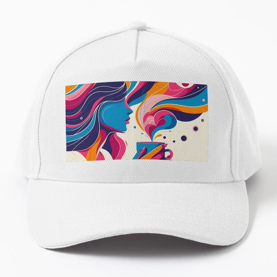 Coffee Morning Trucker Hat - Outdoor Style - Snapback, Trucker Hat, Dad Hat, Denim Baseball Cap