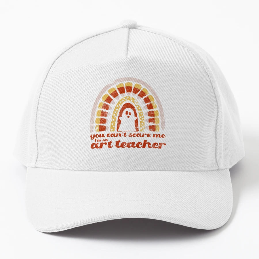 You Cant Scare Me Im Art Teacher OTTO Dad Hat - Vintage - Snapback, Trucker Hat, Dad Hat, Denim Baseball Cap