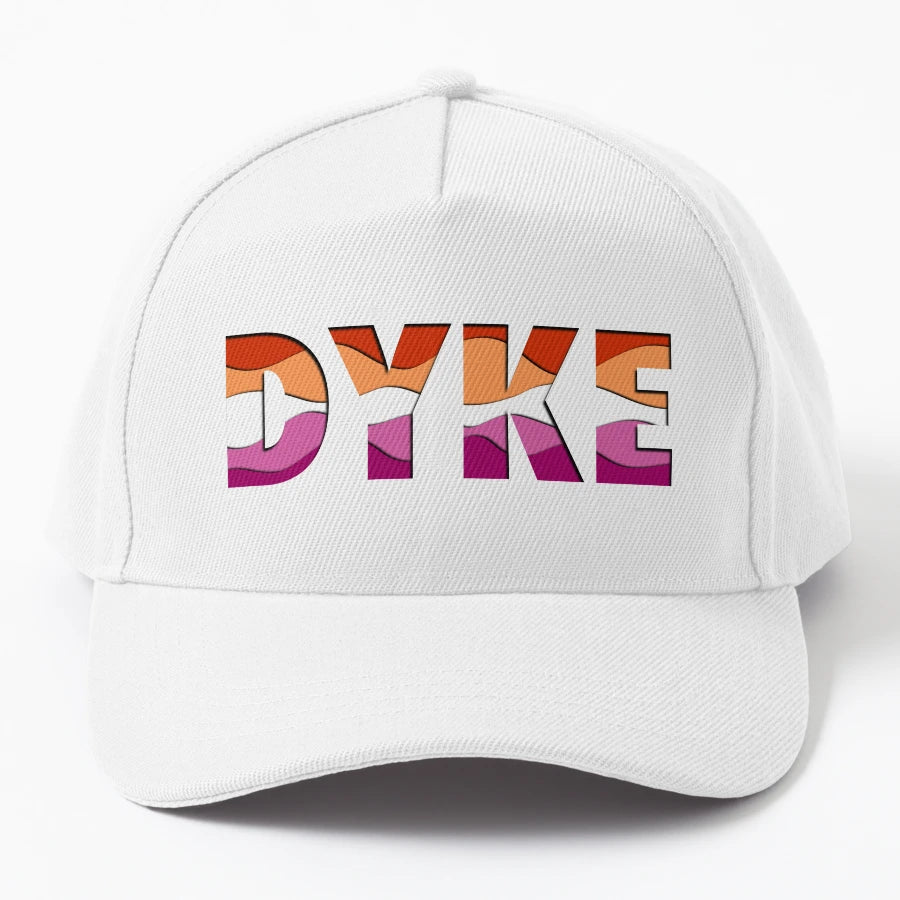 Paper Cut Dyke New Era Snapback - Aesthetic Design - Snapback, Trucker Hat, Dad Hat, Denim Baseball Cap
