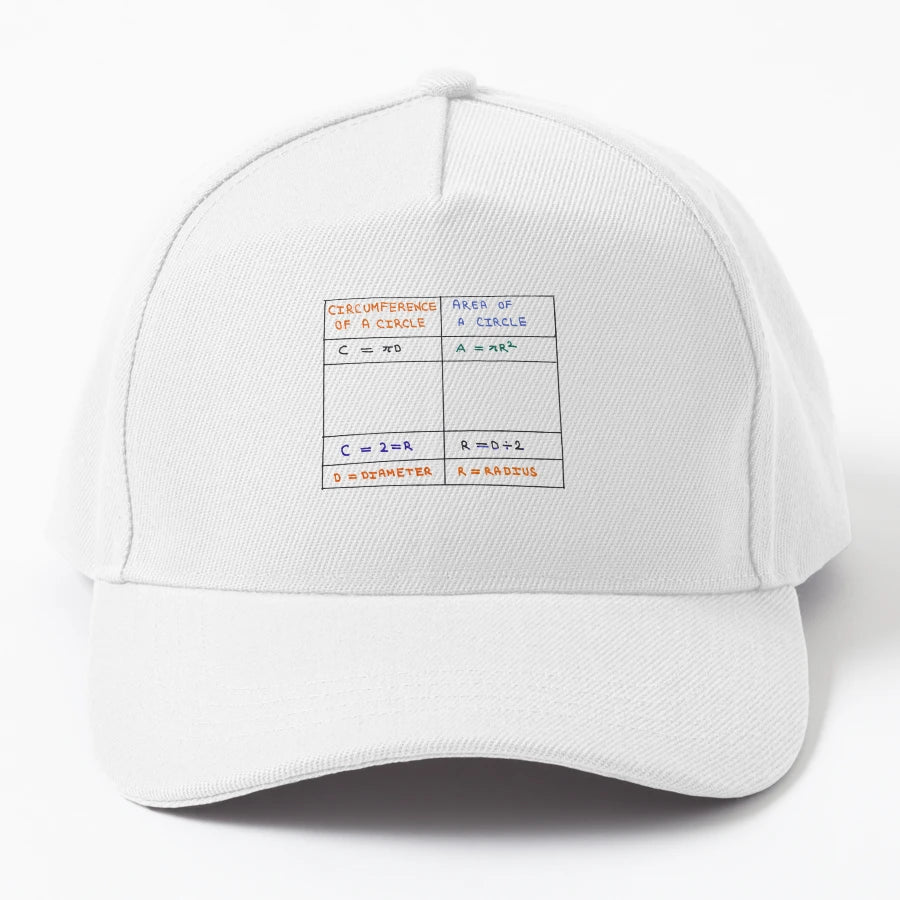 Maths Formula Circumference Circle Trucker Hat - High-Qualit - Snapback, Trucker Hat, Dad Hat, Denim Baseball Cap