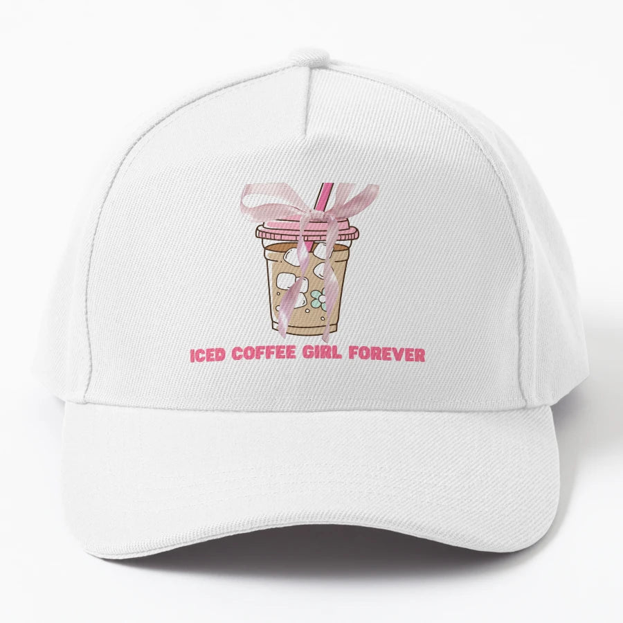 Iced Coffee Forever OTTO Dad Hat - Adjustable Fit - Snapback, Trucker Hat, Dad Hat, Denim Baseball Cap