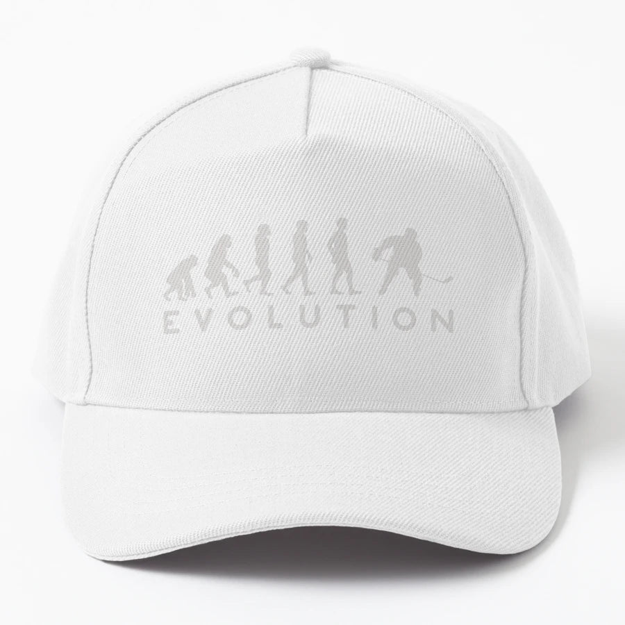 Hockey Human Evolution Apes To Humans New Era Snapback - Snapback, Trucker Hat, Dad Hat, Denim Baseball Cap