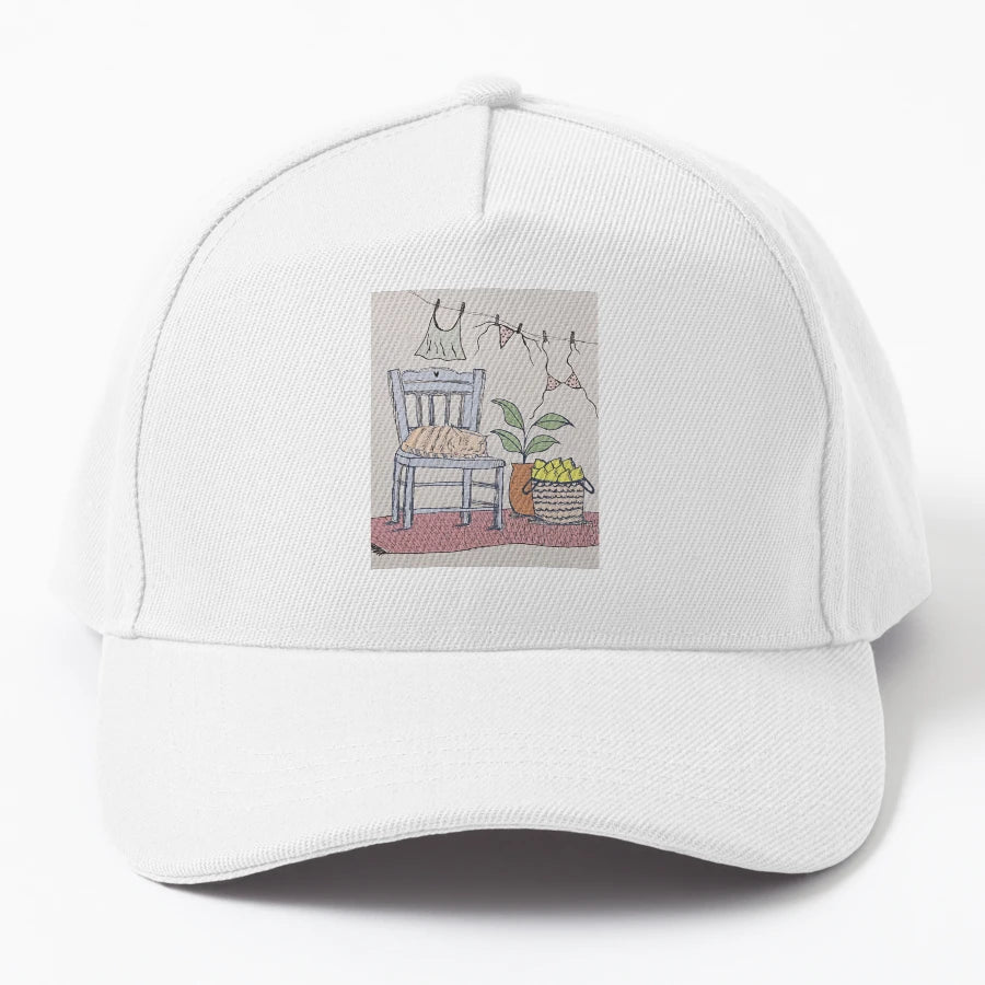 Cats Rest New Era Snapback - Unstructured Unique Art - Snapback, Trucker Hat, Dad Hat, Denim Baseball Cap