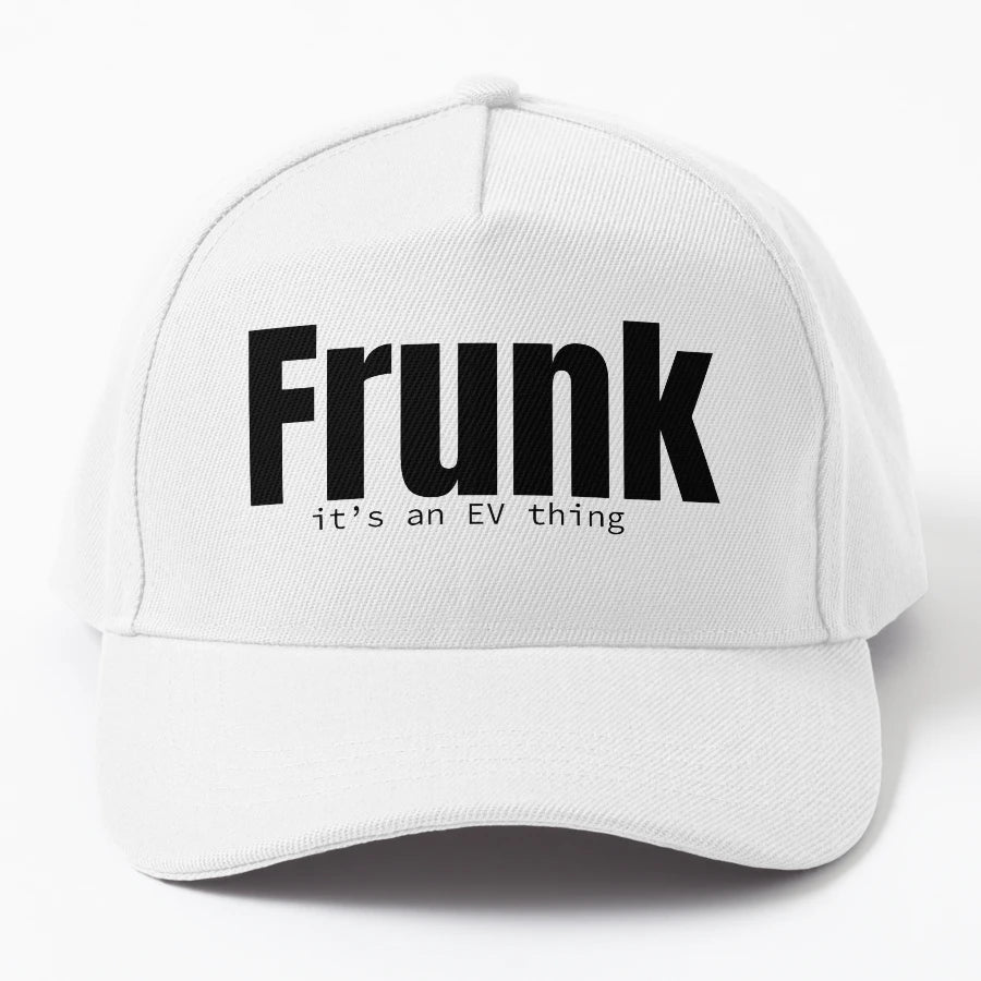 Frunk Its Electric Vehicle Thing New Era Snapback - Everyday - Snapback, Trucker Hat, Dad Hat, Denim Baseball Cap