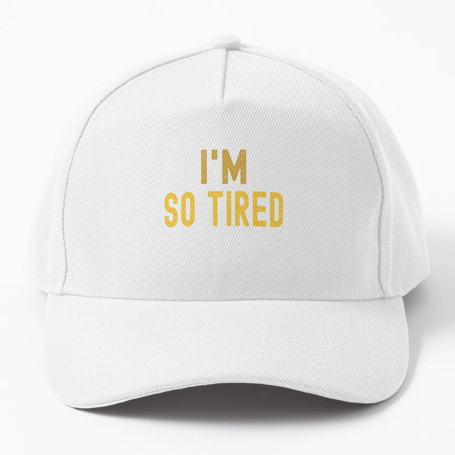 Im So Tired OTTO Dad Hat - Outdoor Style - Snapback, Trucker Hat, Dad Hat, Denim Baseball Cap