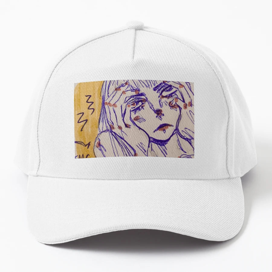 Seems Pointless Denim Baseball Cap - Custom Embroidery - Snapback, Trucker Hat, Dad Hat, Denim Baseball Cap