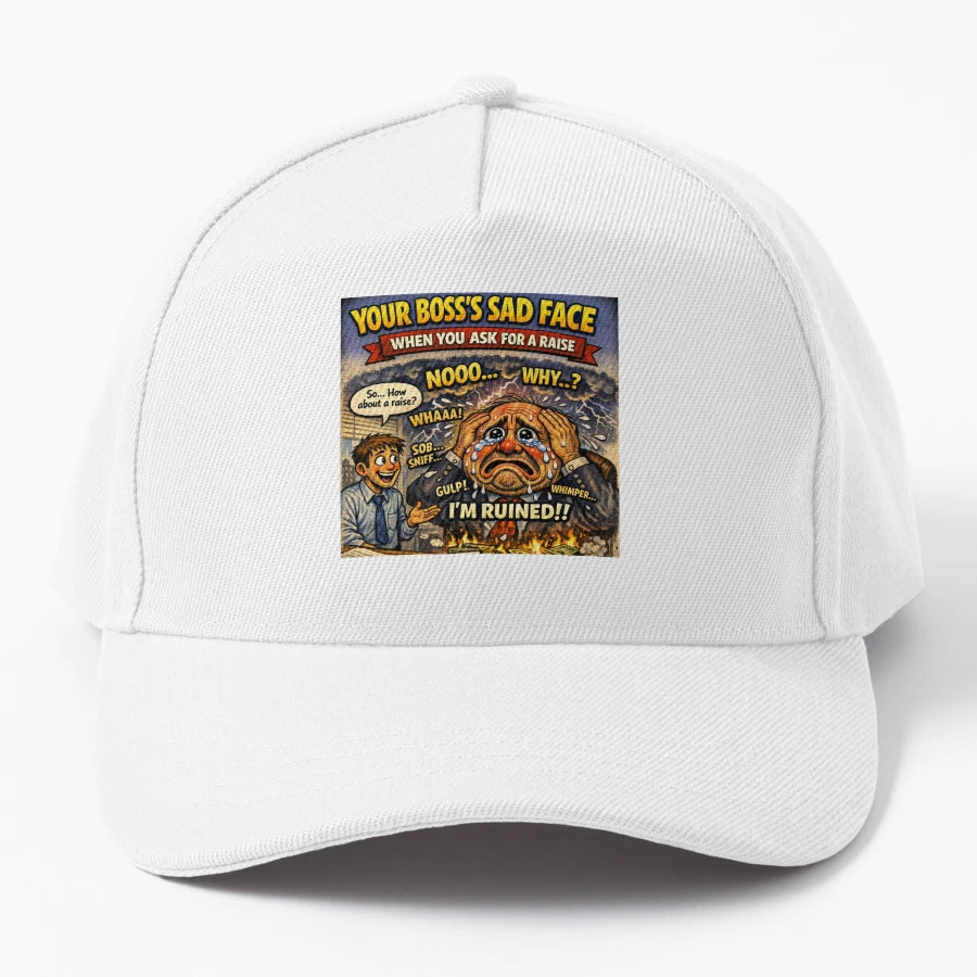 Your Bosss Sad Face When You Ask Raise OTTO Dad Hat - Exclus - Snapback, Trucker Hat, Dad Hat, Denim Baseball Cap