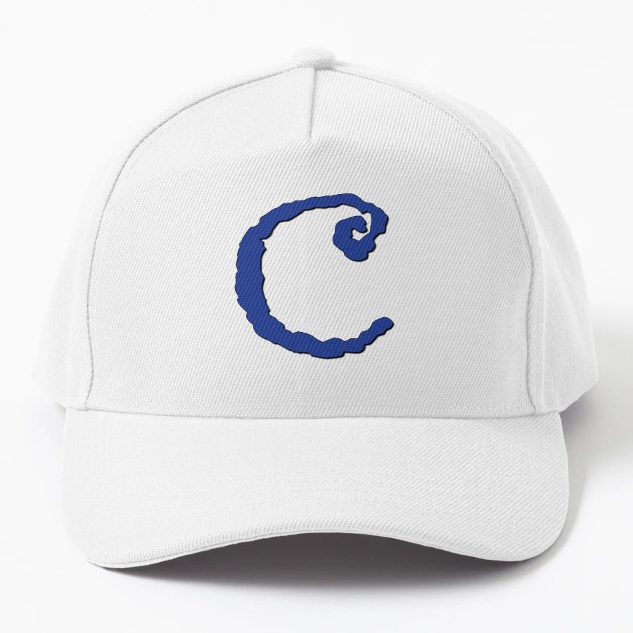C Letter Letter C Denim Baseball Cap - Unstructured - Snapback, Trucker Hat, Dad Hat, Denim Baseball Cap