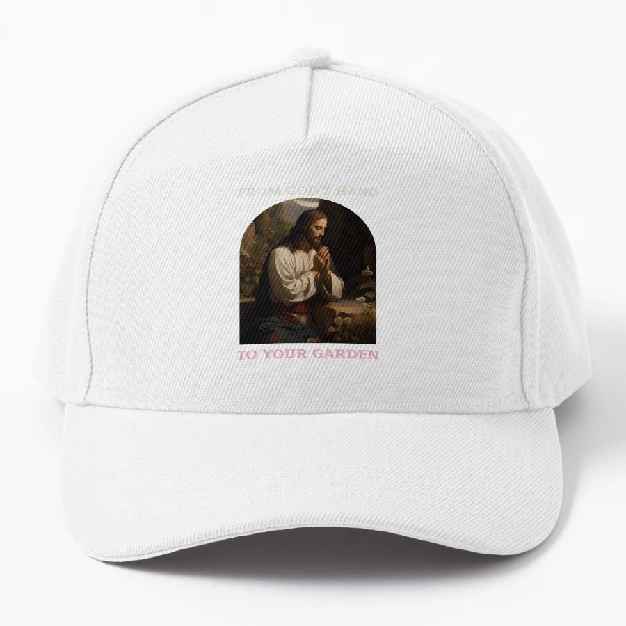 From Gods Hand To Your Garden Christian OTTO Dad Hat - Snapback, Trucker Hat, Dad Hat, Denim Baseball Cap