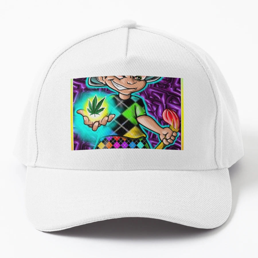 Carl Cannibas OTTO Dad Hat - Structured Custom Crafted - Snapback, Trucker Hat, Dad Hat, Denim Baseball Cap