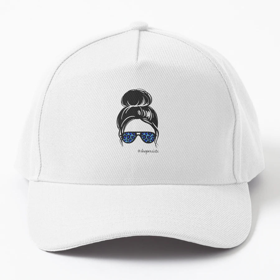 She Persists Trucker Hat - Vintage Aesthetic Classic Style - Snapback, Trucker Hat, Dad Hat, Denim Baseball Cap