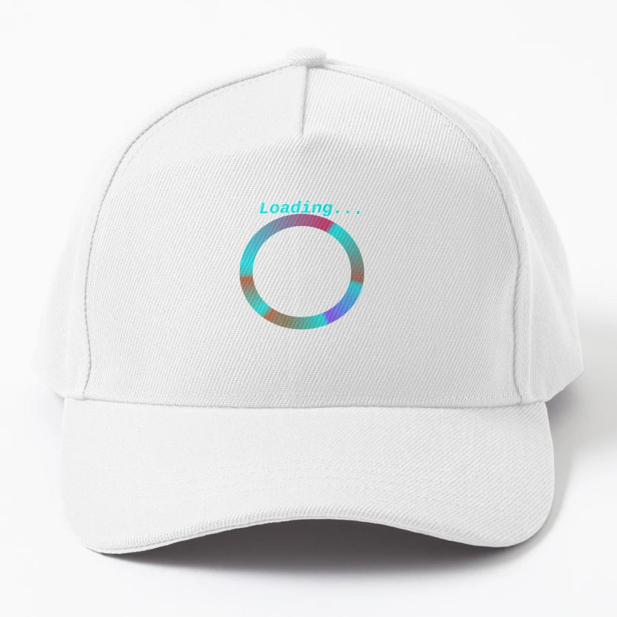 Loading Circle Trucker Hat - Distressed Outdoor Ready - Snapback, Trucker Hat, Dad Hat, Denim Baseball Cap
