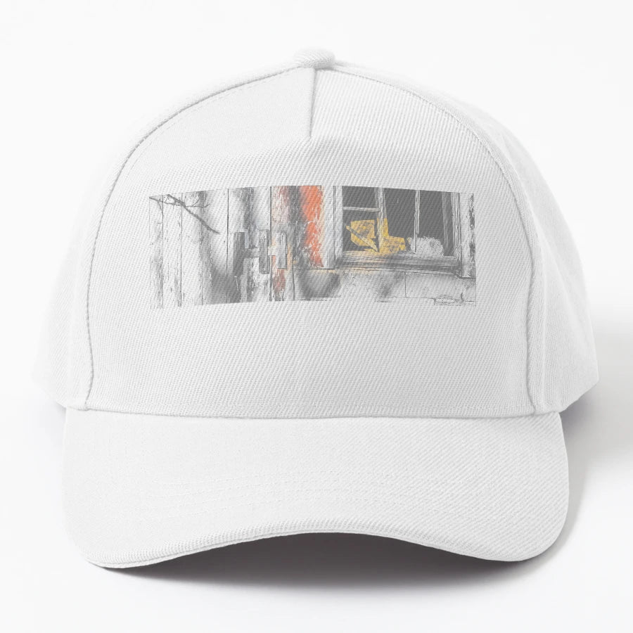 Hazed Denim Baseball Cap - Adjustable Fit - Snapback, Trucker Hat, Dad Hat, Denim Baseball Cap