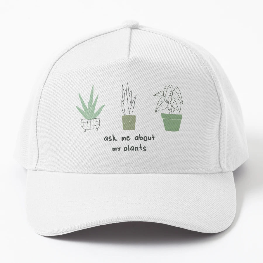Ask Me About My Plants Set Plants New Era Snapback - Unstruc - Snapback, Trucker Hat, Dad Hat, Denim Baseball Cap