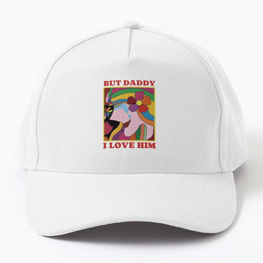 But Daddy I Love Him 2 Trucker Hat - Adjustable Fit - Snapback, Trucker Hat, Dad Hat, Denim Baseball Cap