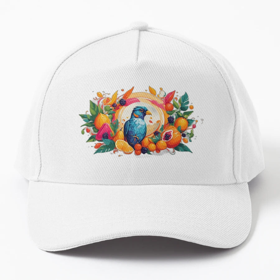 Bird Fruit Garden OTTO Dad Hat - Structured Premium - Snapback, Trucker Hat, Dad Hat, Denim Baseball Cap