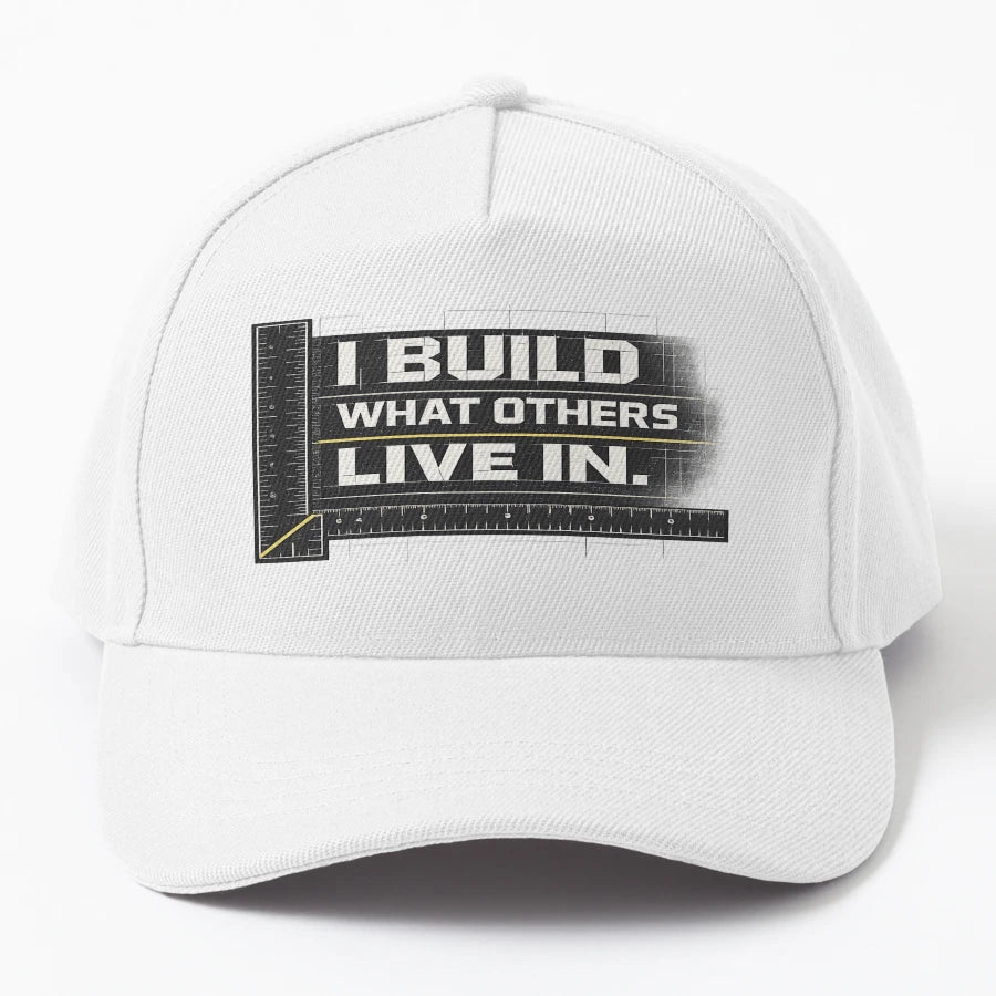 I Build What Others Live Industrial New Era Snapback - Snapback, Trucker Hat, Dad Hat, Denim Baseball Cap