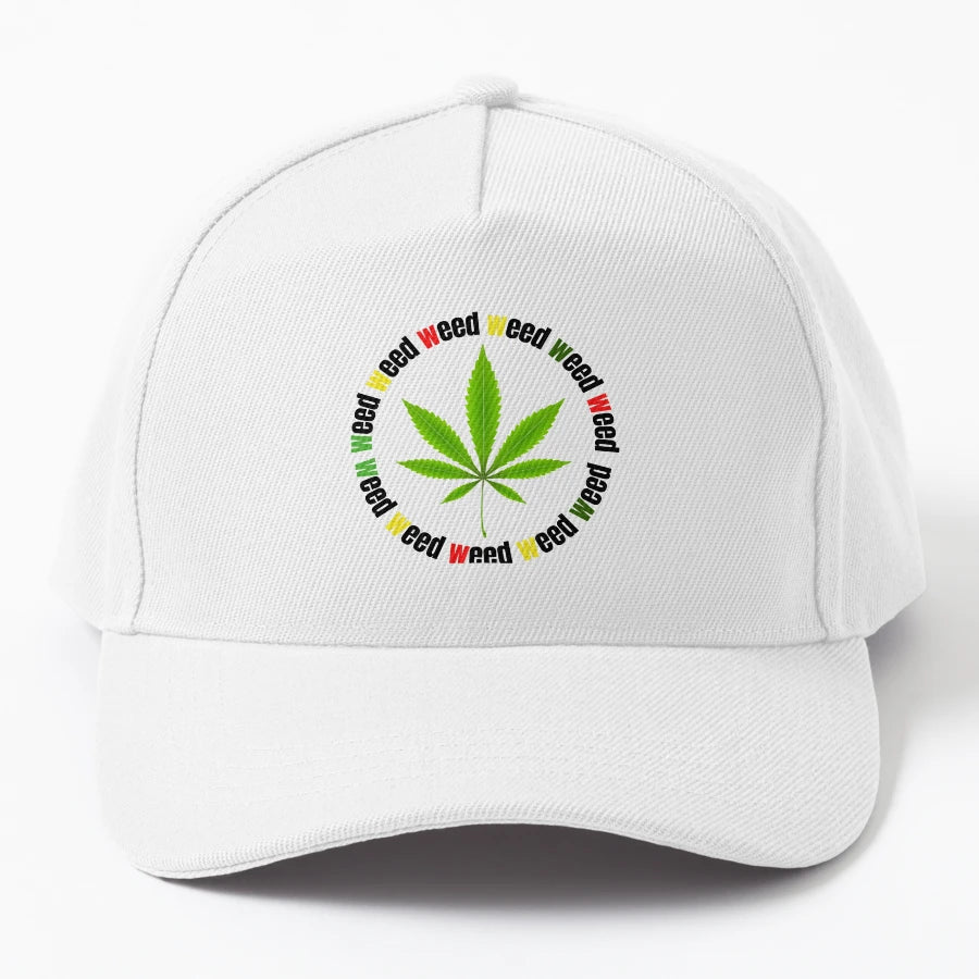 Weed Marijuana Weed Limit 420 Royal Weed OTTO Dad Hat - Snapback, Trucker Hat, Dad Hat, Denim Baseball Cap